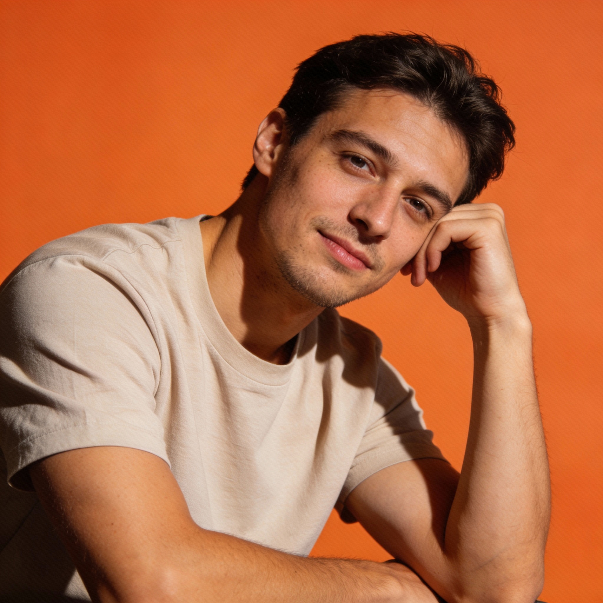 Porträt von Lukas Schmidt, Technik-Experte